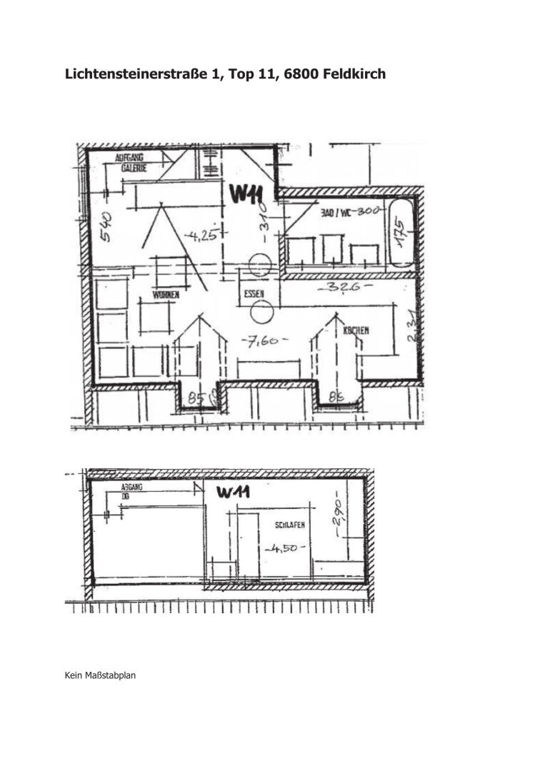 Wohnung zur Miete 895 € 2 Zimmer 49,8 m²<br/>Wohnfläche 15.02.2025<br/>Verfügbarkeit Liechtensteiner Straße 1 Feldkirch 6800