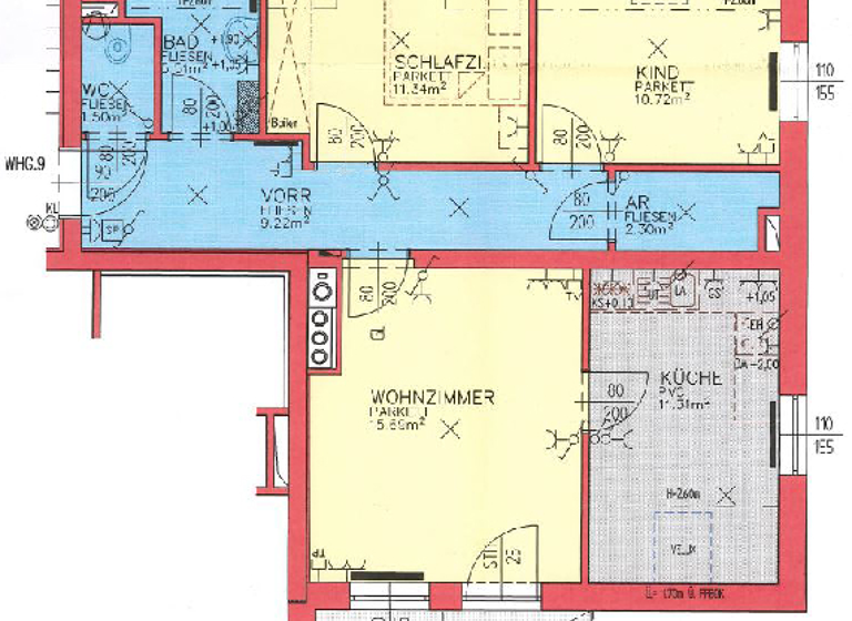 Wohnung zur Miete 604 € 3 Zimmer 70,3 m² 2. Geschoss St. Aegidi 81 St. Aegidi 4725