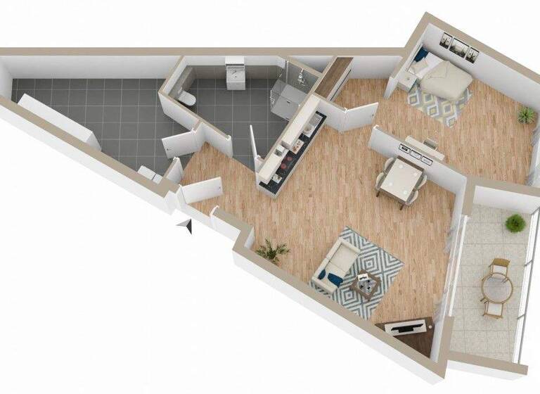 Wohnung zum Kauf 169.000 € 2 Zimmer 45 m² 1. Geschoss Haselünne 49740