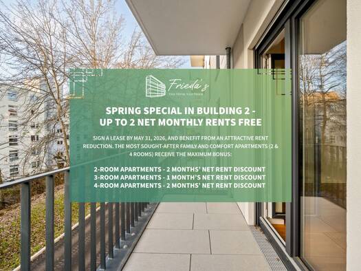 Wohnung zur Miete - Erstbezug 1.575 € 2 Zimmer 61,8 m² 4. Geschoss Friedenauer Höhe 13 Friedenau Berlin 12159