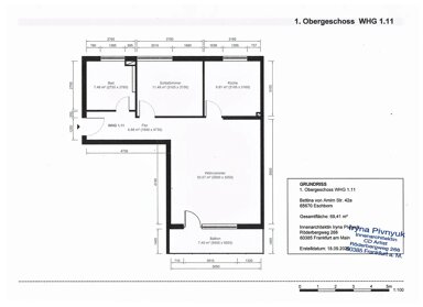 Wohnung zum Kauf provisionsfrei 120.000 € 2 Zimmer 69 m² frei ab sofort Bettina-Von-Arnim-Str. Eschborn Eschborn 65760