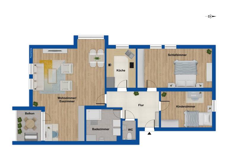 Wohnung zum Kauf 395.000 € 3 Zimmer 84 m² Aldingen Remseck am Neckar 71686