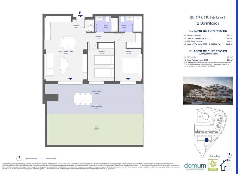 Wohnung zum Kauf provisionsfrei 228.000 € 3 Zimmer 93 m² Calle Sierra en Medio Pulpi 04690