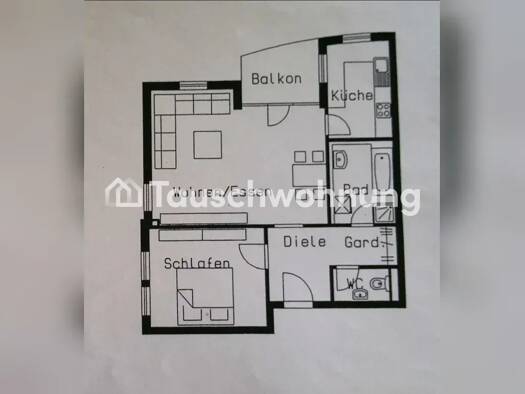 Wohnung zur Miete Tauschwohnung 630 € 2 Zimmer 70 m² 1. Geschoss Gruna Ortsamtsbereich Blasewitz 01277