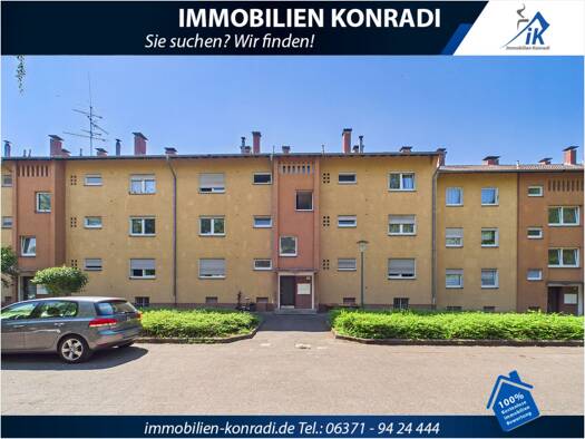 Wohnung zum Kauf 139.000 € 2 Zimmer 62 m² 1. Geschoss Innenstadt Kaiserslautern 67663