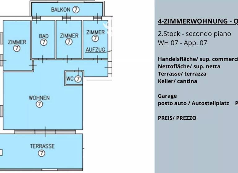 Wohnung zum Kauf 835.000 € 4 Zimmer 183 m² via Caldaro Eppan an der Weinstrasse 39057