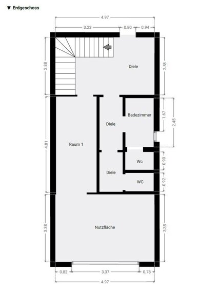 Reihenendhaus zum Kauf provisionsfrei 49.900 € 3 Zimmer 81,4 m² 93 m² Grundstück Storkwitz Delitzsch 04509