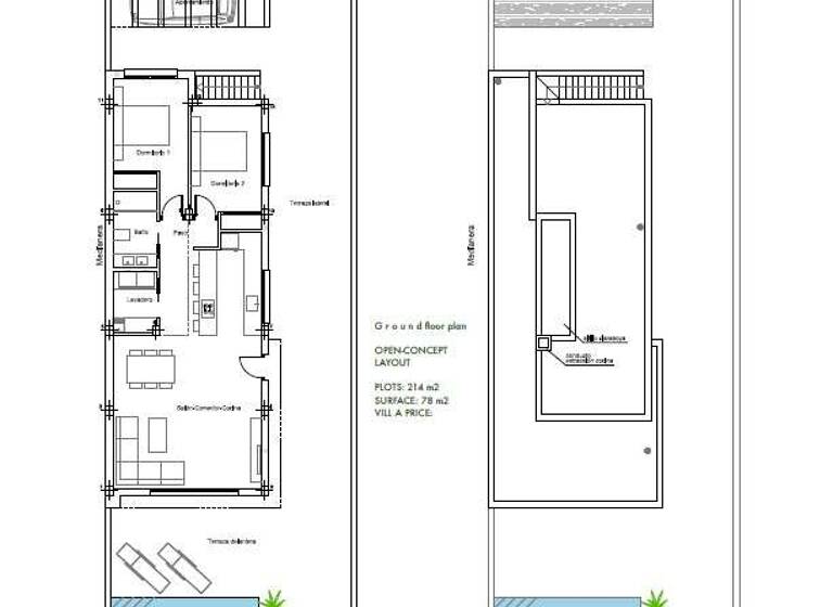 Villa zum Kauf provisionsfrei 489.000 € 4 Zimmer 111 m² 240 m² Grundstück Los Alcázares 30710