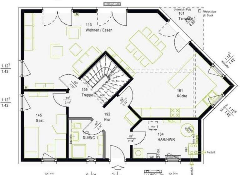 Haus zum Kauf - Erstbezug provisionsfrei 639.890 € 5 Zimmer 186 m² 556 m² Grundstück Rapen Oer-Erkenschwick 45739