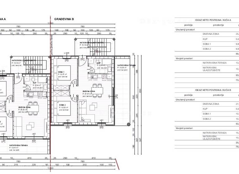 Wohnung zum Kauf 265.000 € 3 Zimmer 63 m² Dobrinj 51514