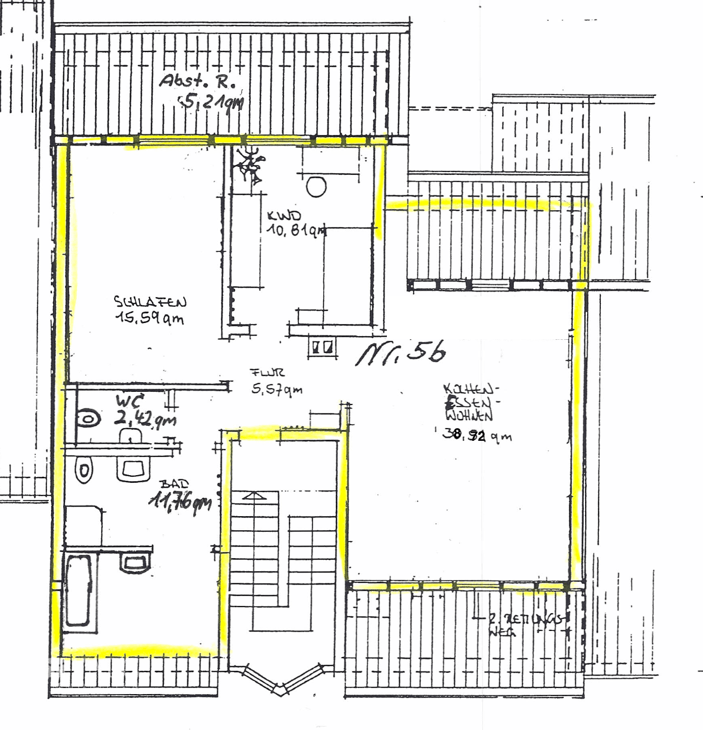 Wohnung zur Miete 640 € 3 Zimmer 82 m²<br/>Wohnfläche 4.<br/>Geschoss 01.02.2025<br/>Verfügbarkeit Reichswaldstraße Kaiserslautern 67663