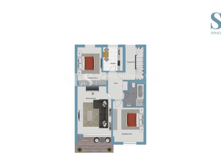 Wohnung zum Kauf 219.000 € 3 Zimmer 79 m² 1. Geschoss St. Tönis Tönisvorst 47918