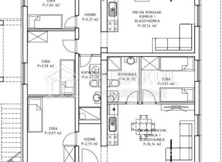 Wohnung zum Kauf 165.900 € 3 Zimmer 47 m² Tisno Tisno