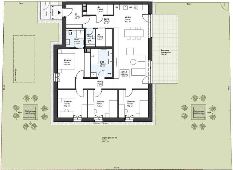 Wohnung zum Kauf 677.000 € 5 Zimmer 125,5 m² St. Pölten 3100