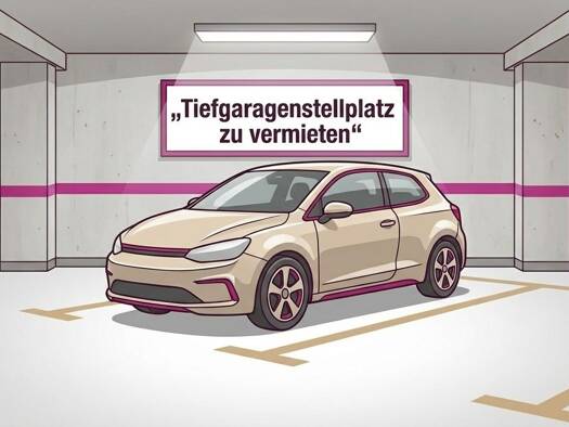 Tiefgaragenstellplatz zur Miete 89,25 € Karl-Joos-Straße 68 Kornwestheim 70806