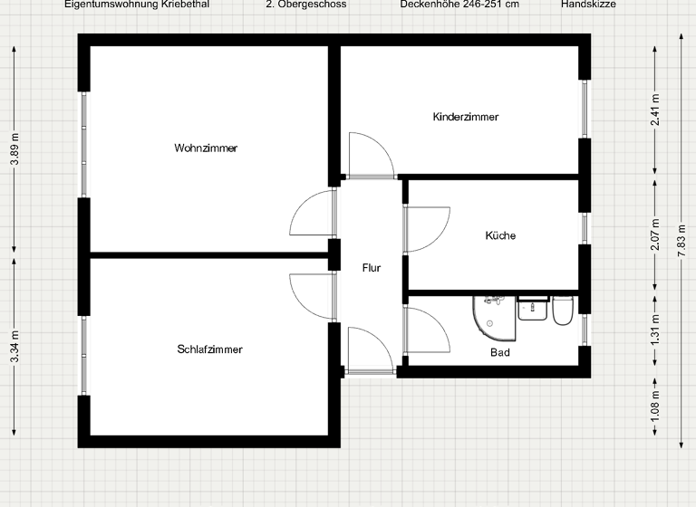 Wohnung zum Kauf 35.000 € 3 Zimmer 58 m² Kriebethal Kriebstein 09648