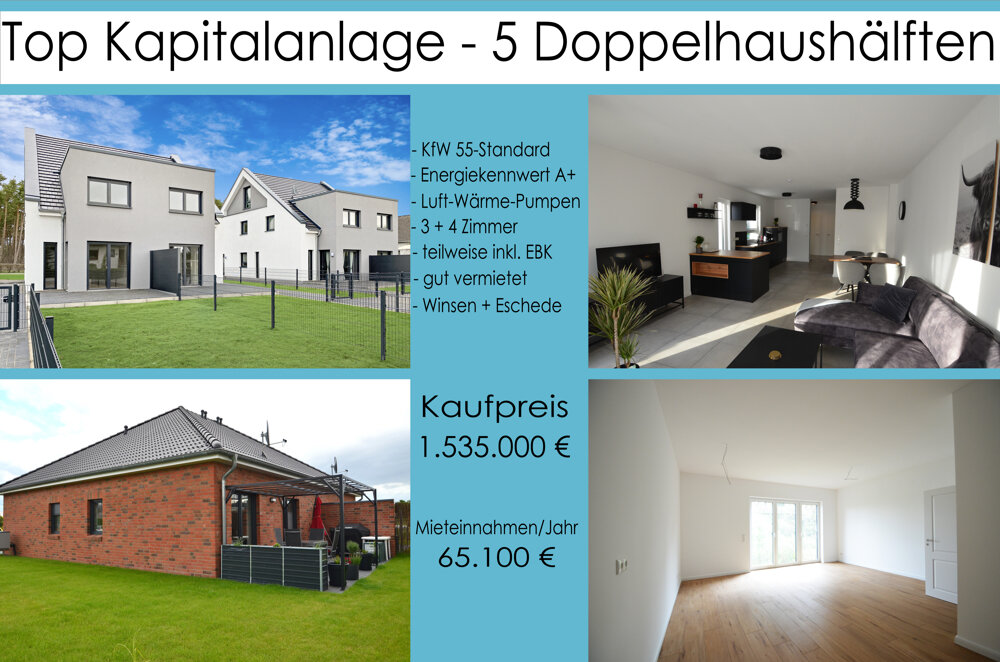 Doppelhaushälfte zum Kauf 1.535.000 € 18 Zimmer 490 m²<br/>Wohnfläche 1.721 m²<br/>Grundstück Winsen Winsen (Aller) 29308