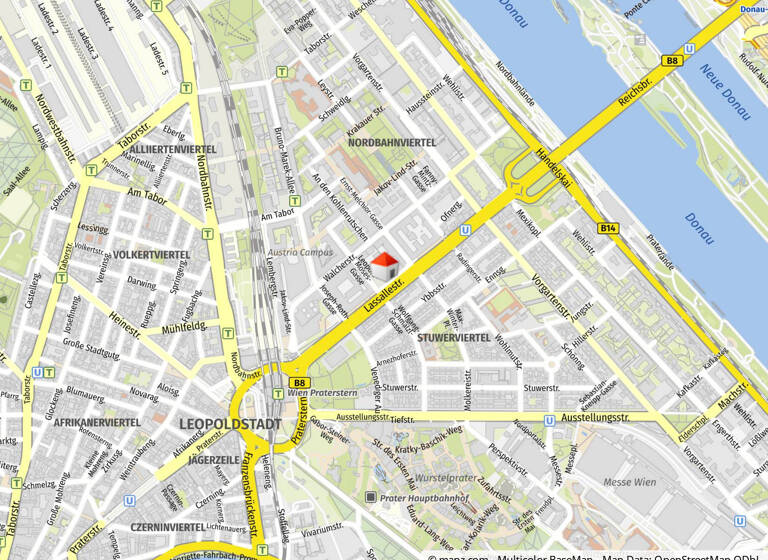 Bürofläche zur Miete - Erstbezug 17,50 € Wien 1020