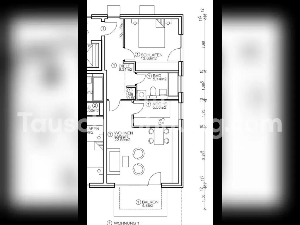 Terrassenwohnung zur Miete Tauschwohnung 900 € 2 Zimmer 60 m²<br/>Wohnfläche EG<br/>Geschoss St. Georgen - Nord Freiburg im Breisgau 79111