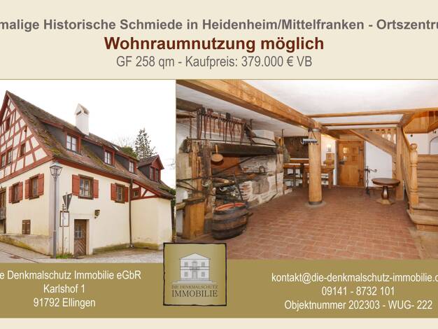 Haus zum Kauf 379.000 € 347,9 m² 258 m² Grundstück Krankenhausstr. 4 Heidenheim 91719