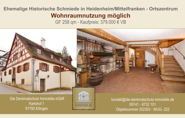 Haus zum Kauf 379.000 € 347,9 m² 258 m² Grundstück Krankenhausstr. 4 Heidenheim Heidenheim 91719