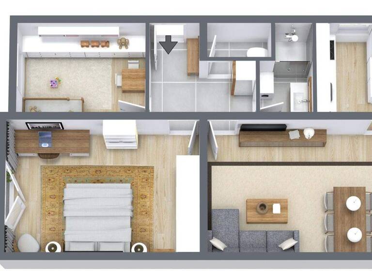 Wohnung zum Kauf 169.000 € 3 Zimmer 56 m² 3. Geschoss Gries Graz 8020