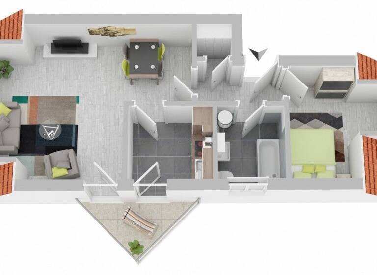 Wohnung zum Kauf 198.000 € 1,5 Zimmer 49 m² 2. Geschoss Großhansdorf 22927