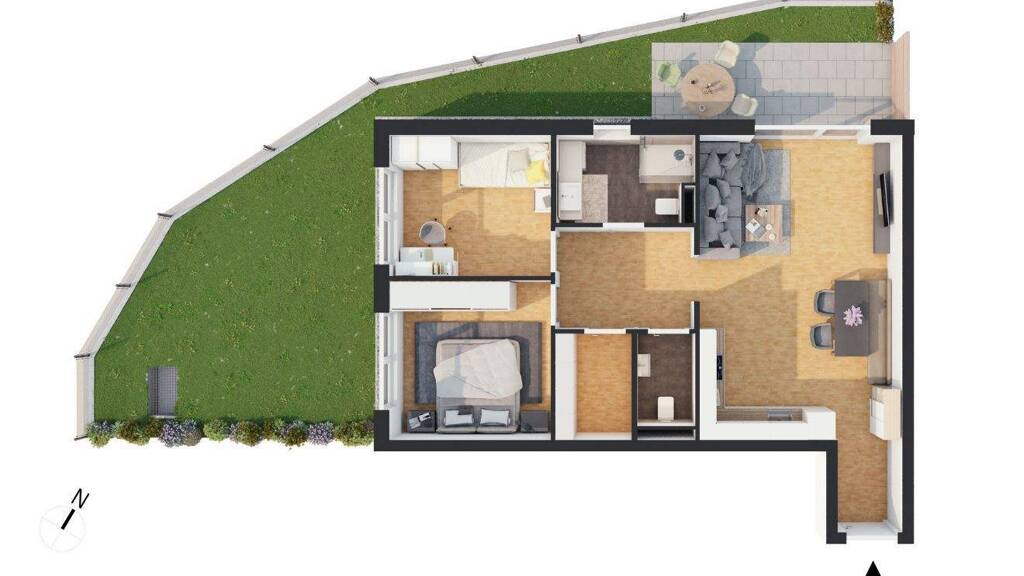 Wohnung zum Kauf - Neubau provisionsfrei 399.000 € 3 Zimmer 73,6 m² 1. Geschoss Lehn 17 Längenfeld 6444