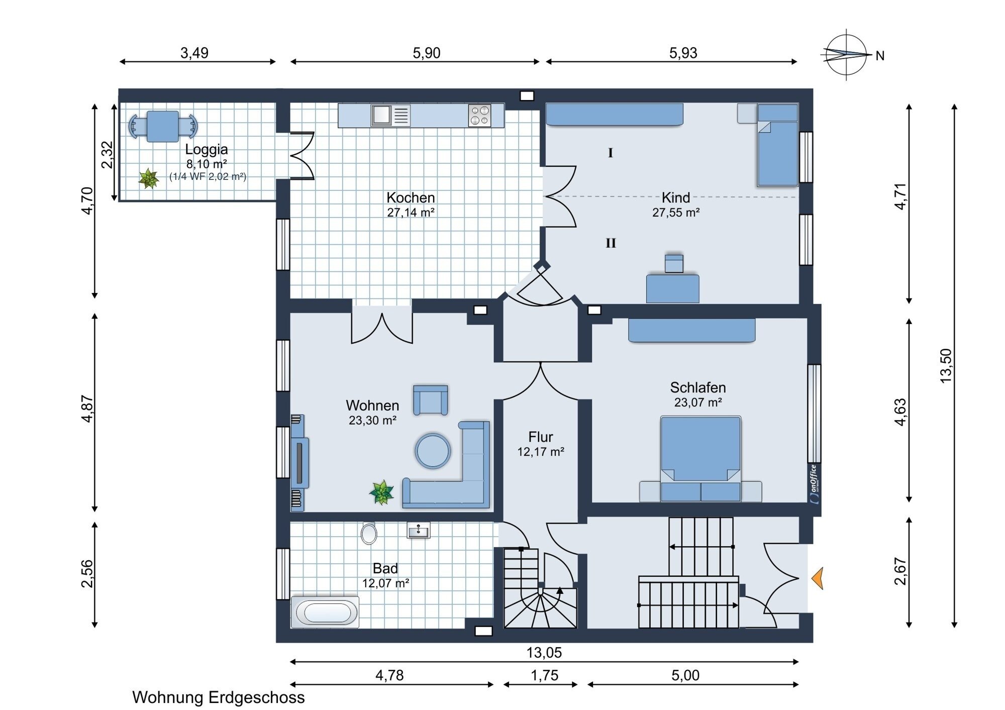 Wohnung zum Kauf 299.000 € 3 Zimmer 127,2 m²<br/>Wohnfläche EG<br/>Geschoss Schelfstadt Schwerin 19055