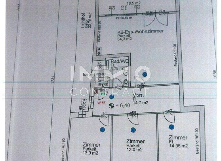 Wohnung zur Miete 727 € 4 Zimmer 100 m² 2. Geschoss Pöchlarn 3380