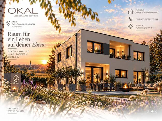 Einfamilienhaus zum Kauf 900.400 € 8 Zimmer 178,5 m² 1.094 m² Grundstück Schönwalde-Siedlung Schönwalde-Glien 14621