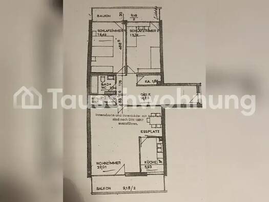 Wohnung zur Miete Tauschwohnung 1.332 € 3 Zimmer 102 m² 1. Geschoss Laim München 80686