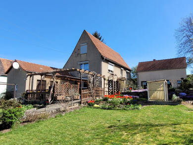 Einfamilienhaus zum Kauf 110.000 € 4 Zimmer 107,4 m² 780 m² Grundstück Dobernitz Stauchitz OT Staucha 01594