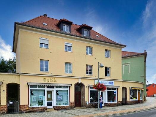 Wohnung zur Miete 407 € 2 Zimmer 47,6 m² 2. Geschoss Bahnhofstraße 2a Heidenau 01809