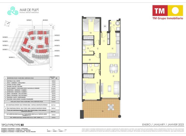 Wohnung zum Kauf 214.000 € 3 Zimmer 72 m² EG frei ab sofort Almería 04746