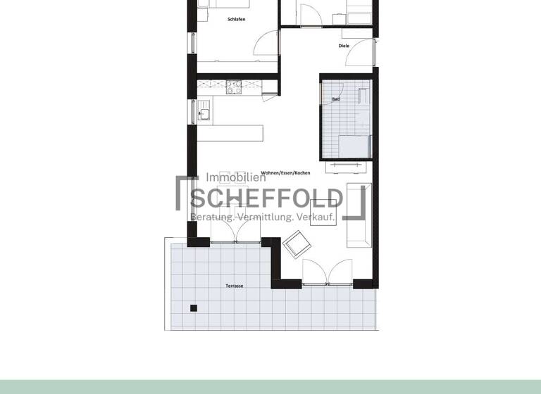 Wohnung zum Kauf - Erstbezug provisionsfrei 410.900 € 3,5 Zimmer 88,3 m² EG Edith-Stein-Straße 18 Laupheim 88471