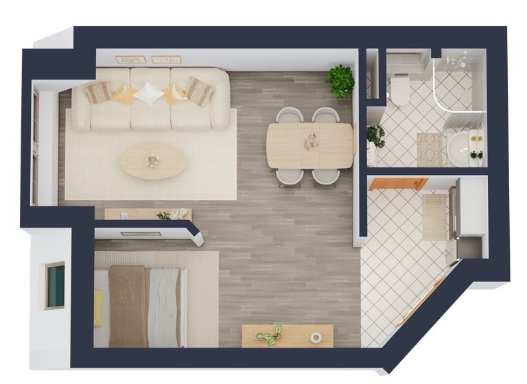 Studio zum Kauf 158.000 € 1 Zimmer 35 m² 2. Geschoss Wessiszell Dasing 86453