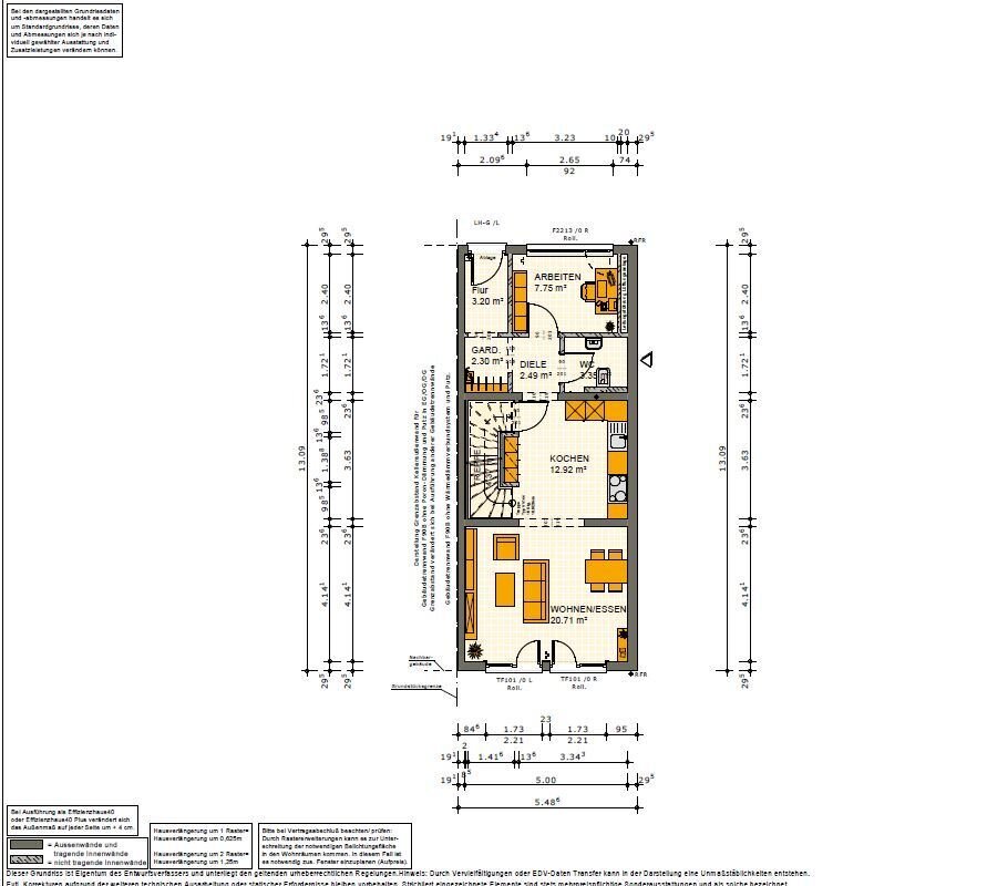 Reihenmittelhaus zum Kauf provisionsfrei 475.900 € 4 Zimmer 117 m²<br/>Wohnfläche 117 m²<br/>Grundstück Rippenweier Weinheim 69469