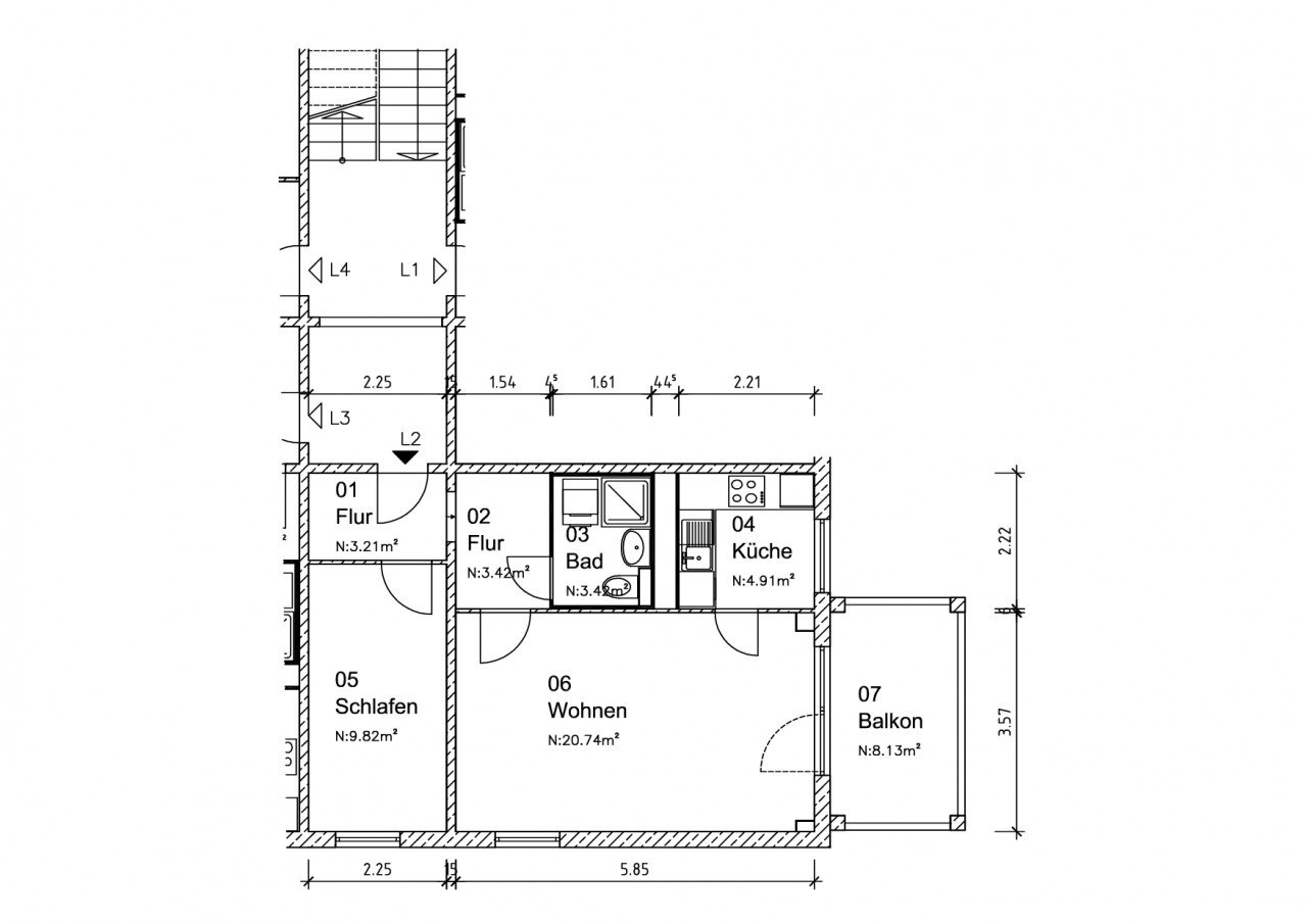 Wohnung zur Miete 297 € 2 Zimmer 47,6 m²<br/>Wohnfläche 2.<br/>Geschoss 01.07.2025<br/>Verfügbarkeit Bruno-Beye-Ring 41 Sternbogen Magdeburg 39130