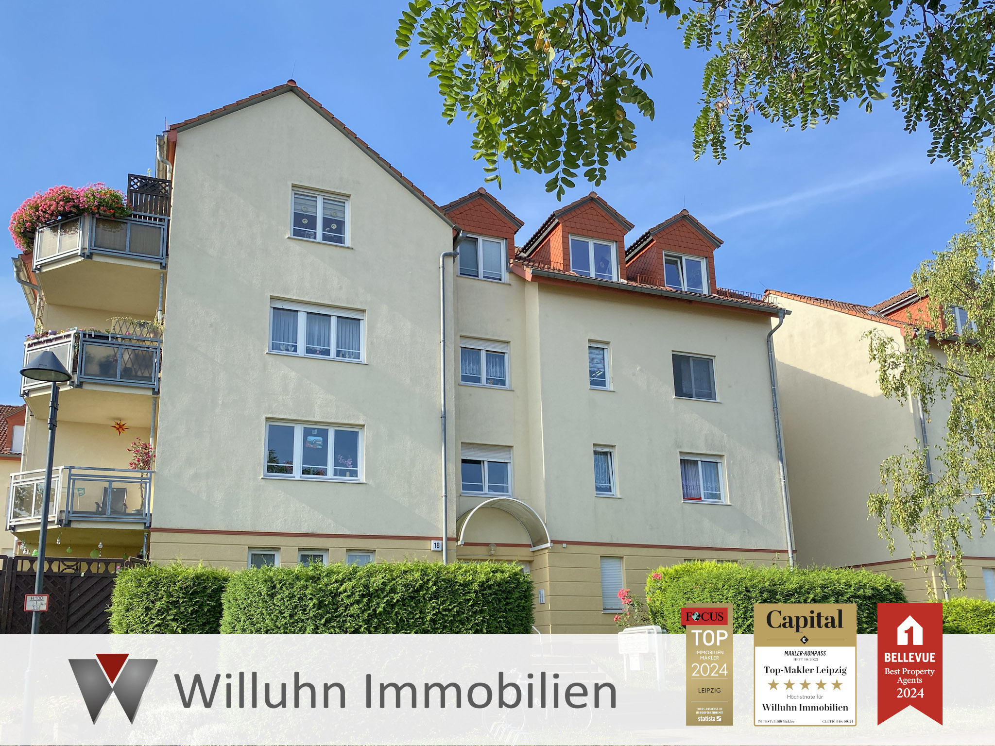 Terrassenwohnung zum Kauf 185.000 € 2 Zimmer 65,4 m²<br/>Wohnfläche EG<br/>Geschoss Burghausen-Rückmarsdorf Leipzig 04178