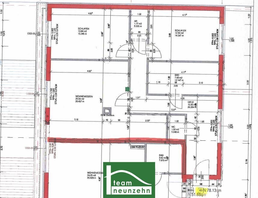 Wohnung zum Kauf 226.000 € 2 Zimmer 78,2 m²<br/>Wohnfläche 5.<br/>Geschoss Schönaugürtel 2 Jakomini Graz 8010