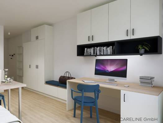 Wohnung zur Miete - Erstbezug 570 € 1 Zimmer 23,8 m² 3. Geschoss frei ab 01.01.2026 Im Rad 15 Wiesbaden 65197