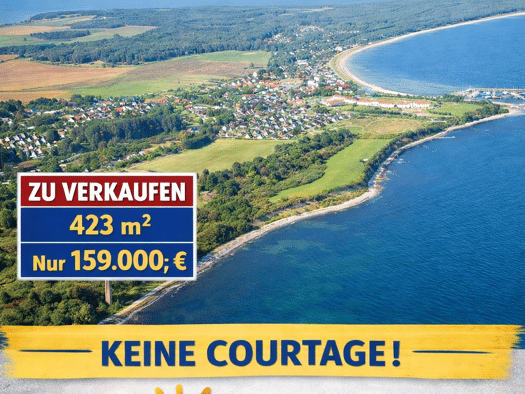 Grundstück zum Kauf provisionsfrei als Kapitalanlage geeignet 99.000 € 423 m² Grundstück Glowe Glowe 18551