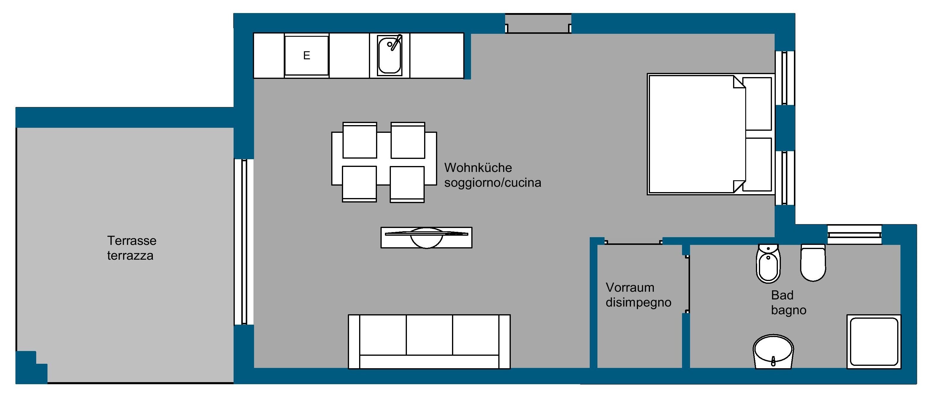 Apartment zum Kauf 170.000 € 1 Zimmer 54 m²<br/>Wohnfläche ab sofort<br/>Verfügbarkeit Peschiera del Garda