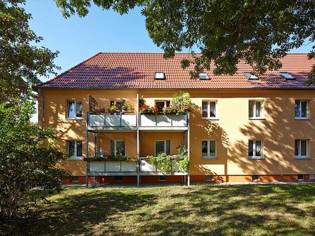 Wohnung zur Miete 410 € 1,5 Zimmer 45,1 m² 2. Geschoss frei ab 16.09.2026 Mötzlicher Str. 24 Gottfried-Keller-Siedlung Halle (Saale) 06118