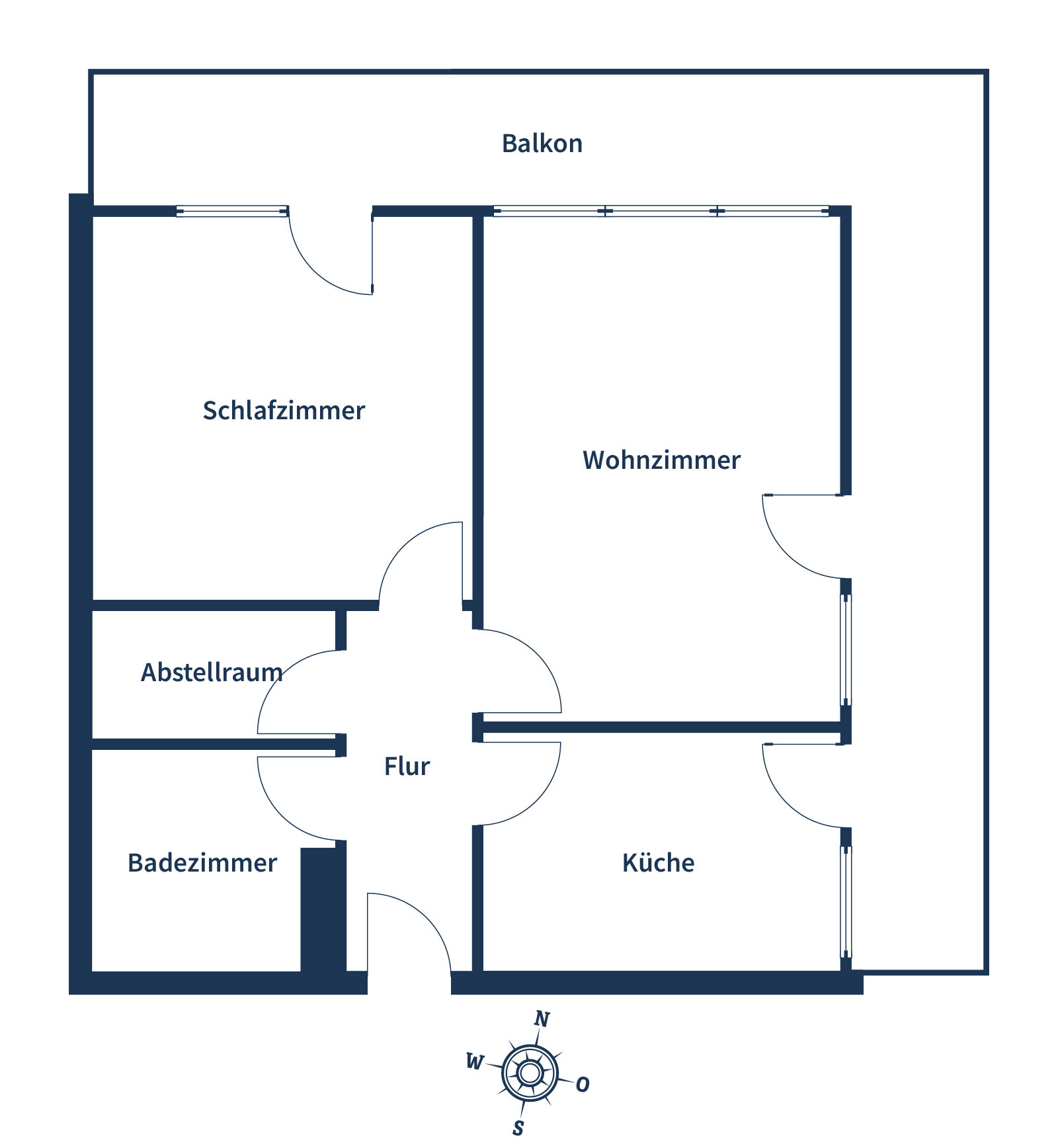 Wohnung zum Kauf 175.000 € 2 Zimmer 73 m²<br/>Wohnfläche 12.<br/>Geschoss Dinglingen - Ost Lahr/Schwarzwald 77933