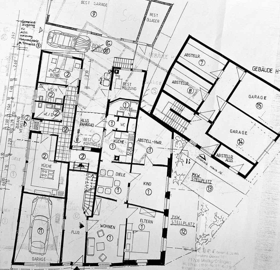 Mehrfamilienhaus zum Kauf provisionsfrei 1.760.000 € 23 Zimmer 580 m²<br/>Wohnfläche 425 m²<br/>Grundstück Markgröningen Markgröningen 71706