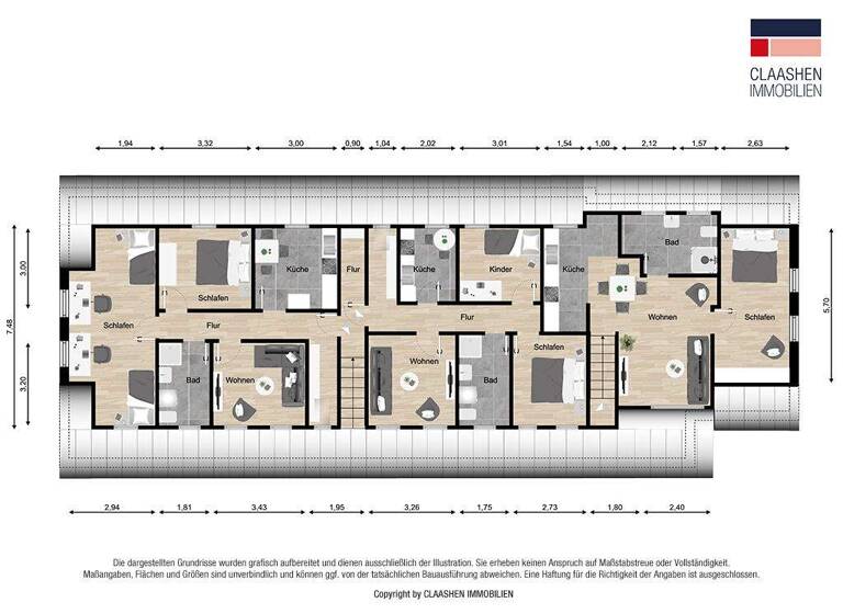 Mehrfamilienhaus zum Kauf 649.000 € 17 Zimmer 396 m² 896 m² Grundstück Hagermarsch 26524