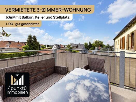 Wohnung zum Kauf 174.000 € 3 Zimmer 63 m² Gablingen-Siedlung Gablingen 86456