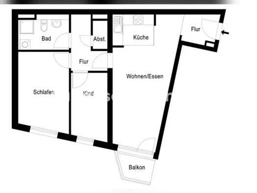 Wohnung zur Miete Tauschwohnung 887 € 3 Zimmer 68 m² 4. Geschoss Moabit Mitte 13357